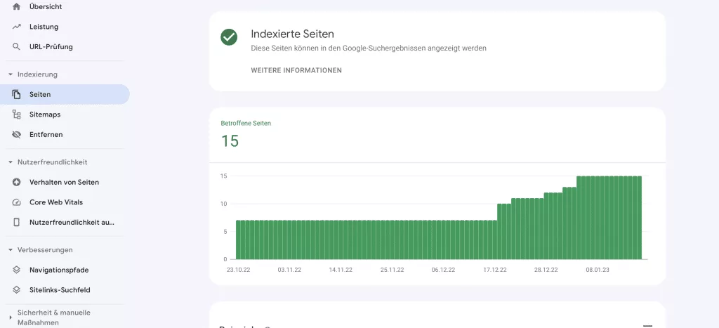 Technisches SEO GSC